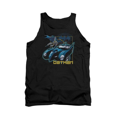 Batman Men's Nice Wheels Adult Tank Top