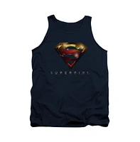 Supergirl Men's Logo Glare Adult Tank Top