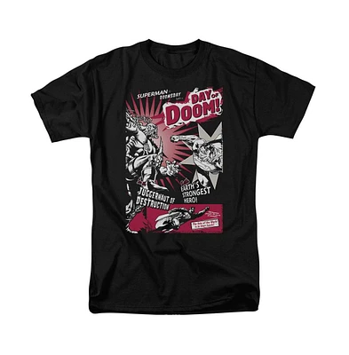 Superman Big & Tall Day Of Doom Short Sleeve Adult Tee / T-Shirt