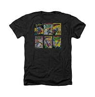 Superman Men's Covers Adult Heather Tee / T-Shirt