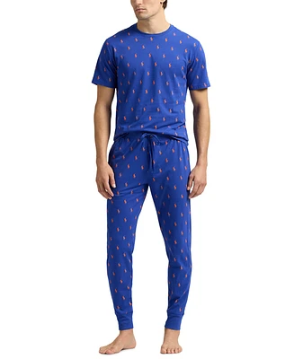 Polo Ralph Lauren Men's Short-Sleeve Jogger Pajama Set, Exclusively at Macy's