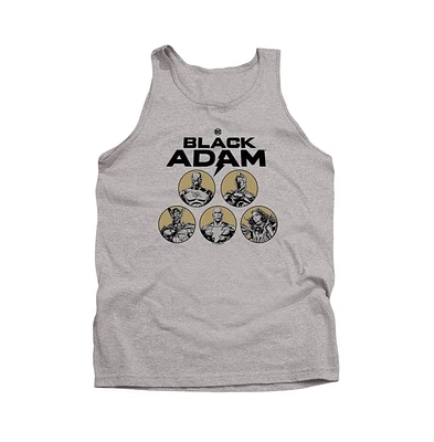 Black Adam Men's Contrast Group Adult Tank Top