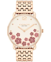 Coach Women's Elliot Rose Gold Tone Stainless Steel Bracelet Watch, 36mm