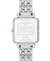 Coach Women's Cass Tri-Tone Stainless Steel Bracelet Watch, 28mm