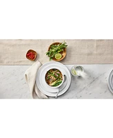 The Cellar Whiteware James 12-Pc. Low Coupe Dinnerware Set, Exclusively at Macy's