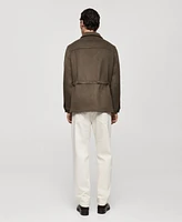 Mango Men's Wool-Blend Field Jacket