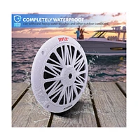 Pyle 6.5" Marine Component Speakers, 2-Way, 200 Watt, Water-Resistant, White