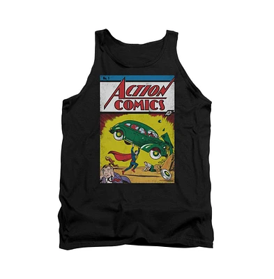 Superman Men's Action No. 1 Adult Tank Top