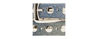 Steve Madden Women's Studded Faux-Leather Belt