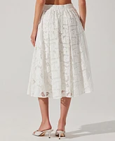 Astr the Label Women's Ceren Lace Midi Skirt