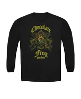 Harry Potter Men's Chocolate Frog Long Sleeve Adult Tee / T-Shirt