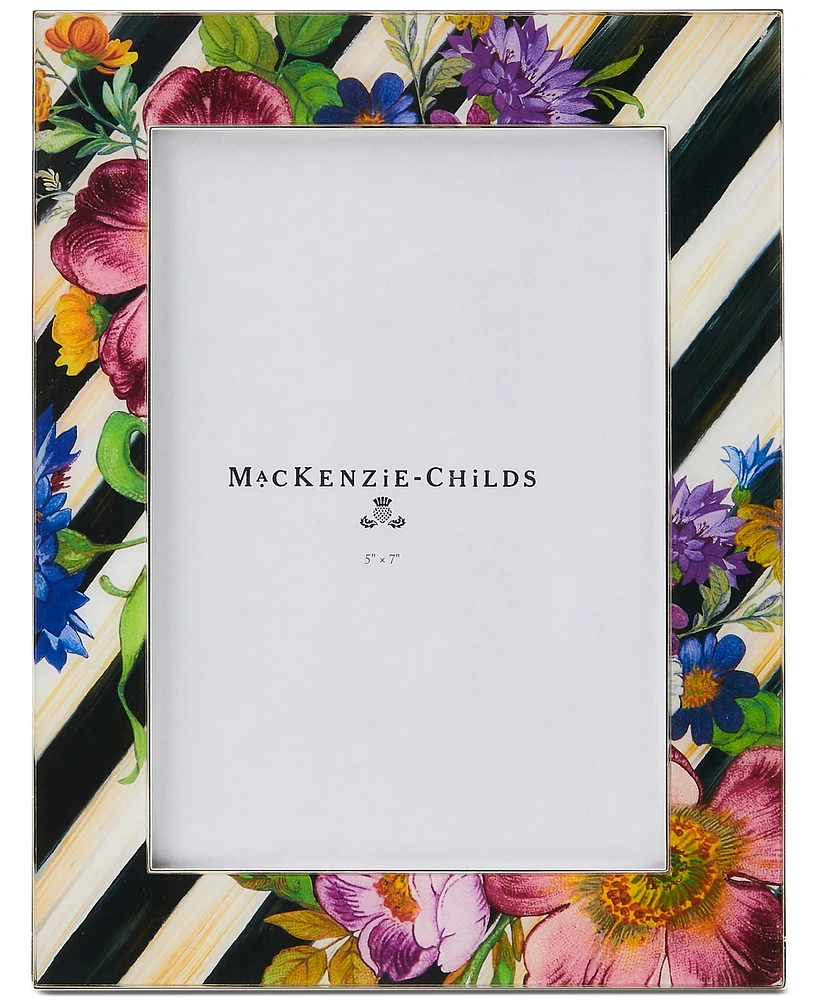 MacKenzie-Childs Flower Market Silver-Plated Frame, 5" x 7"