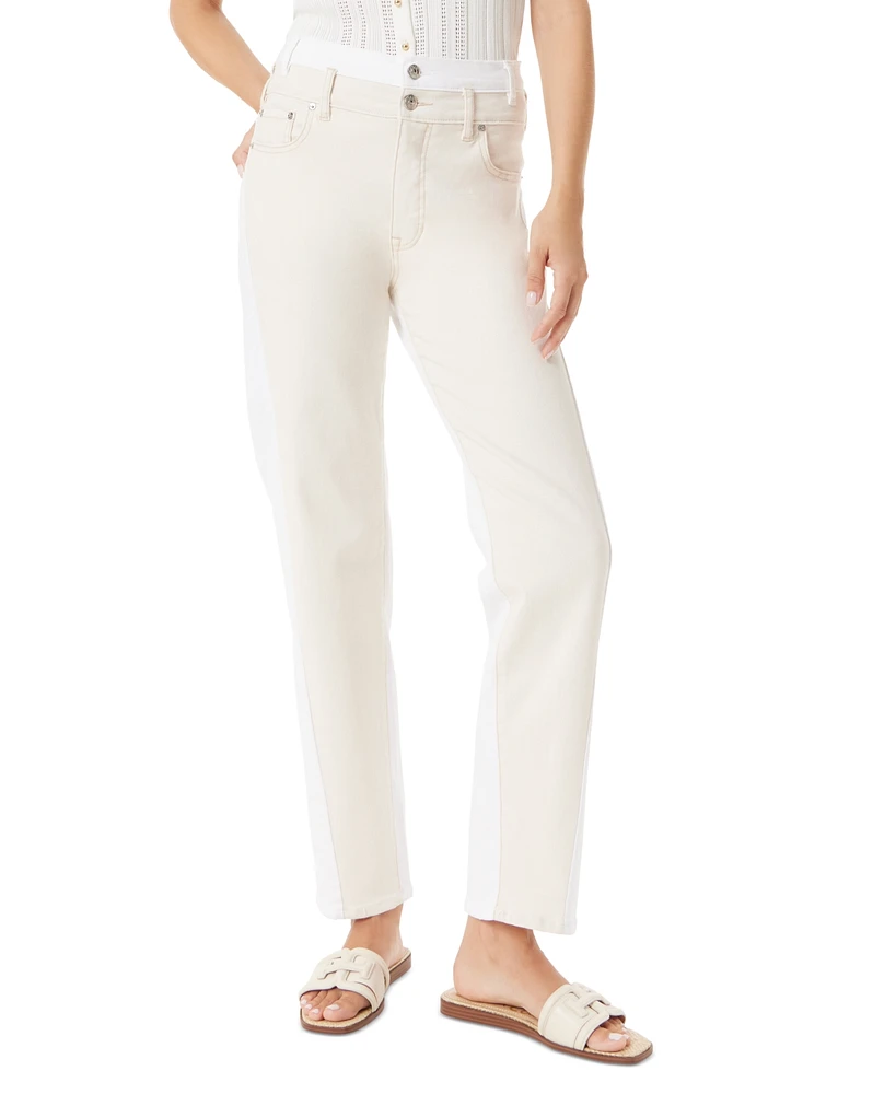 Sam Edelman Women's Stovepipe High-Rise Jeans - White
