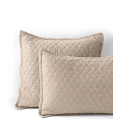 Lands' End Solid Diamond Double Voile Pillow Sham