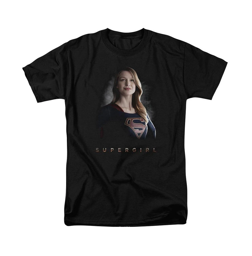 Supergirl Men's Stand Short Sleeve Adult Tee / T-Shirt