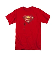 Superman Big & Tall Super Mech Shield Short Sleeve Adult Tee / T-Shirt