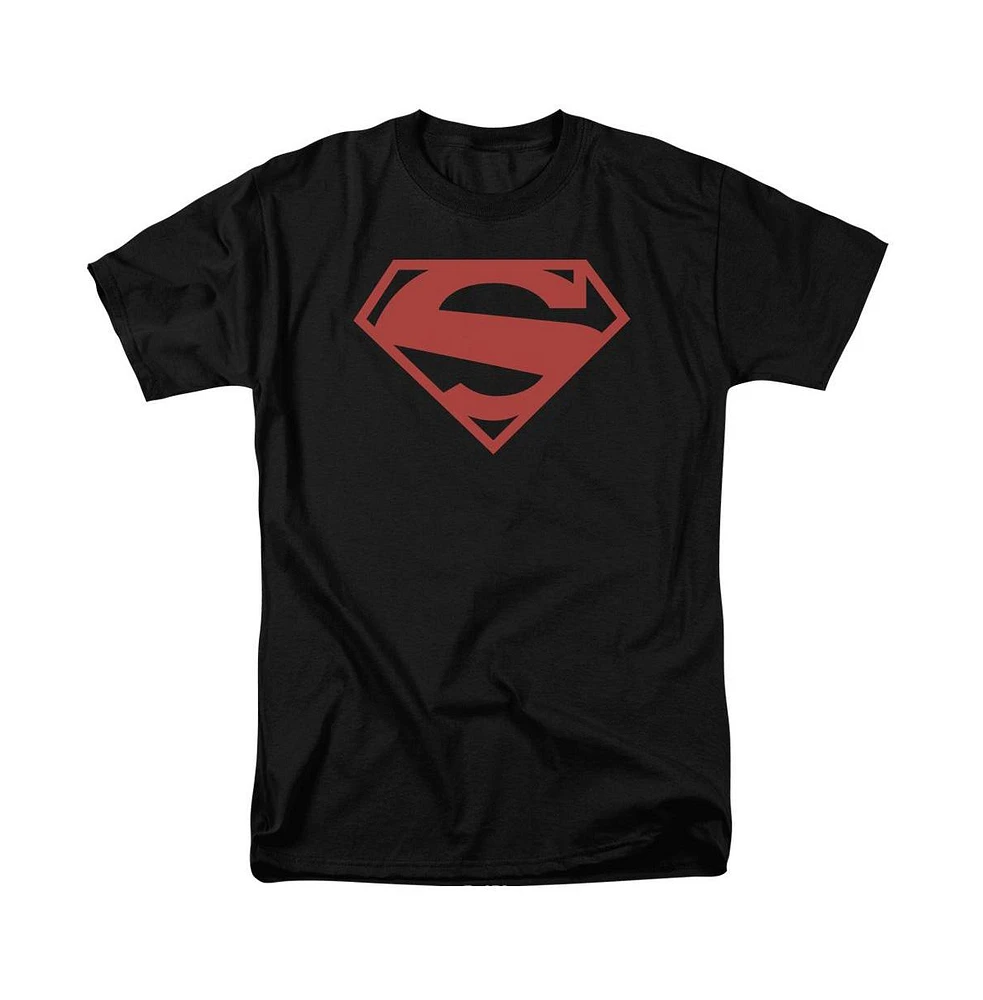 Superman Big & Tall Block Short Sleeve Adult Tee / T-Shirt