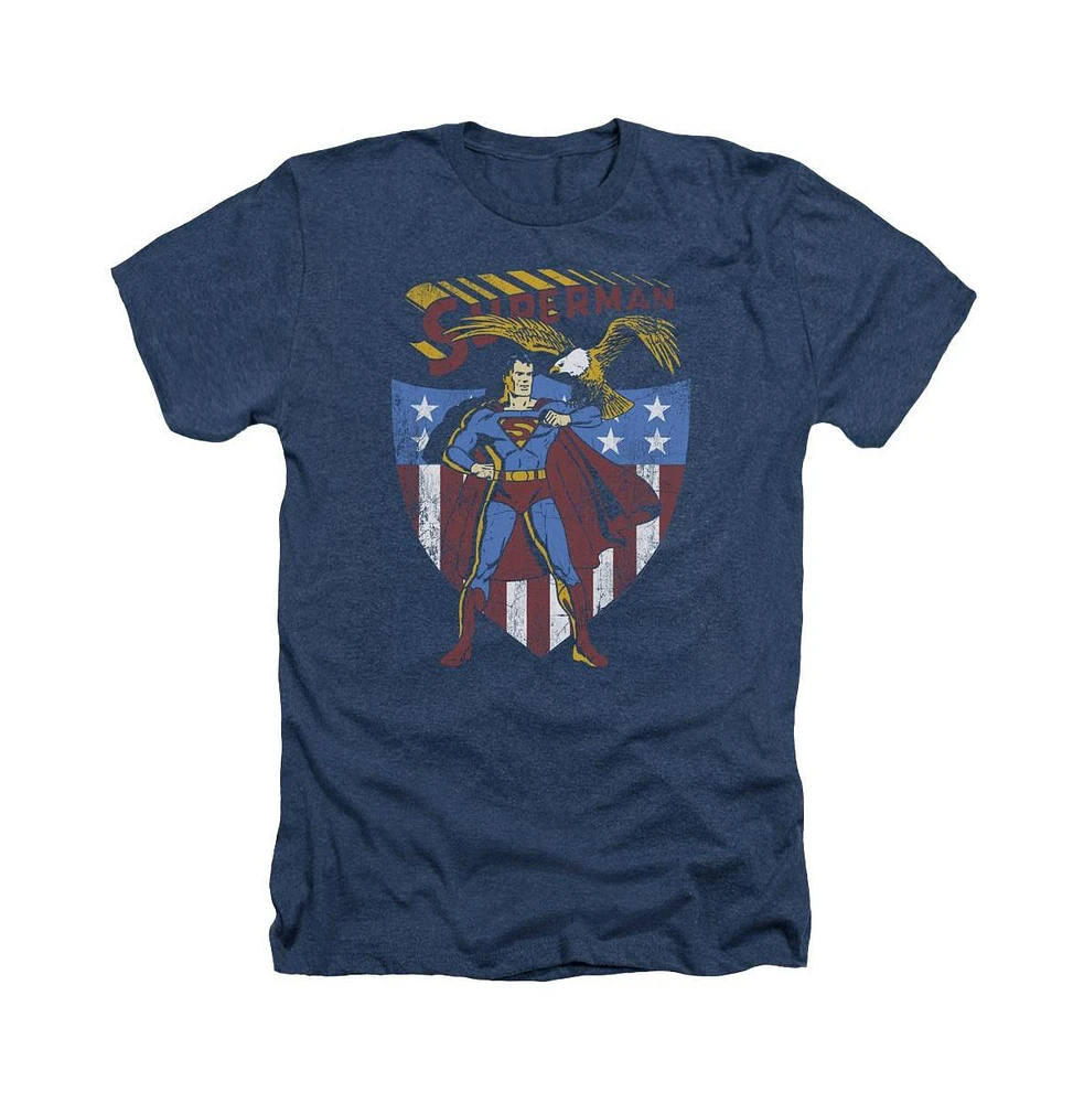 Superman Men's All American Adult Heather Tee / T-Shirt