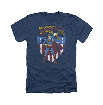 Superman Men's All American Adult Heather Tee / T-Shirt