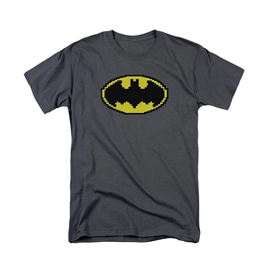 Batman Big & Tall Pixel Symbol Short Sleeve Adult Tee / T-Shirt