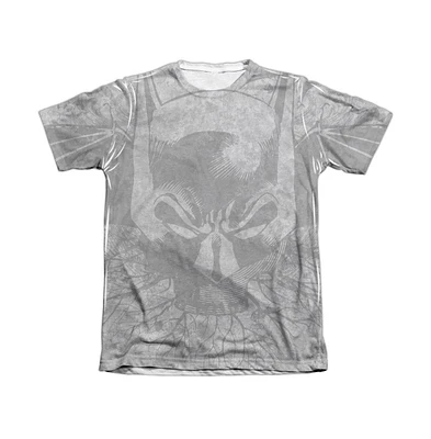 Batman Men's Rooted Bat Skull Adult 65/35 Poly/Cotton Short Sleeve Tee / T-Shirt