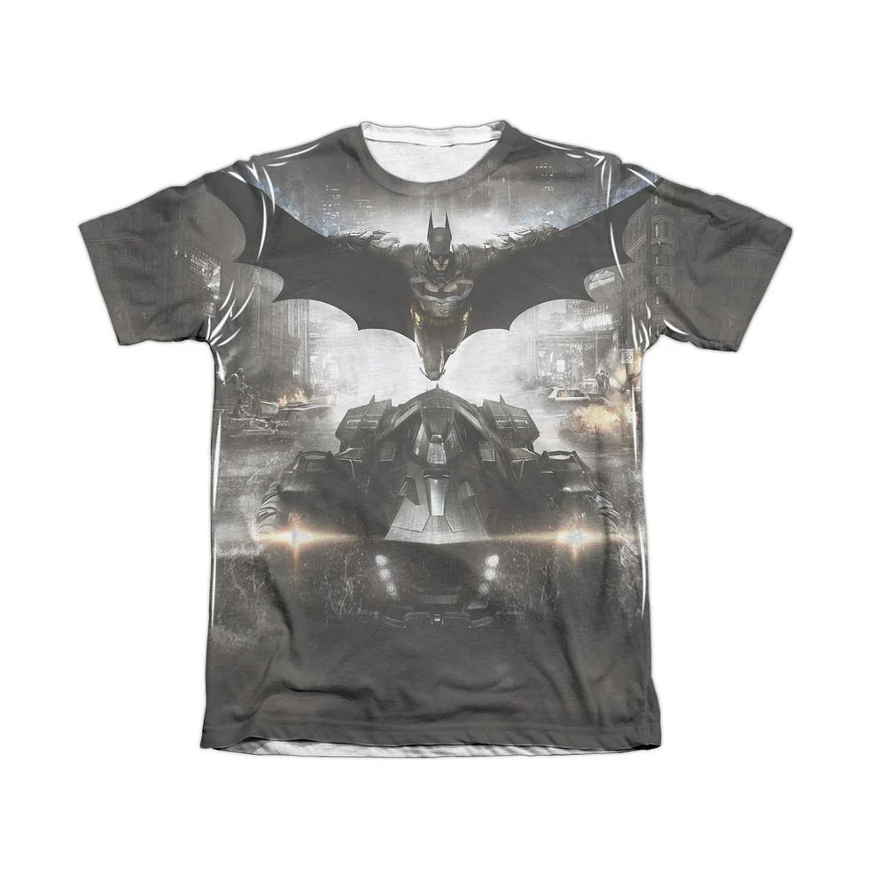 Batman Men's Arkham Knight Poster Adult Poly/Cotton Short Sleeve Tee / T-Shirt