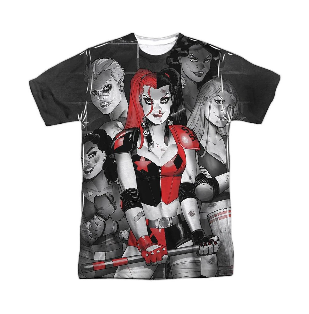 Batman Men's Bad Girls Short Sleeve Adult Poly Crew Tee / T-Shirt