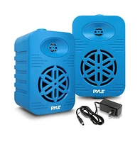 Pyle 5.25” 2-Way Bluetooth Wireless Speaker System - Waterproof, 500W Max Power, 1/2” Tweeter, Compact Design