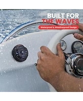 Pyle Dual 6.5” Waterproof Marine Speaker Kit with Bluetooth Amplifier & Microphone