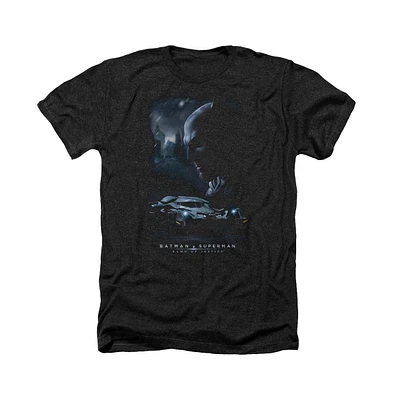 Batman V Superman Men's Gotham Knight Adult Heather Tee / T-Shirt