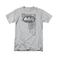 Batman Big & Tall Rivited Metal Logo Short Sleeve Adult Tee / T-Shirt