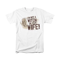 Princess Bride Men's Not A Witch Short Sleeve Adult Tee / T-Shirt