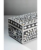 Gauri Kohli Jodhpur Wood Inlay Decorative Box, 16"