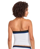 Tommy Bahama Island Cays Colorblocked Tummy-Control Bandeau Tankini Top