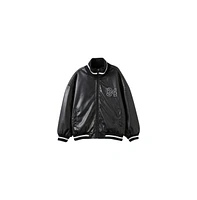 Cotton On Boys Little/Big Harry Faux Leather Bomber Jacket