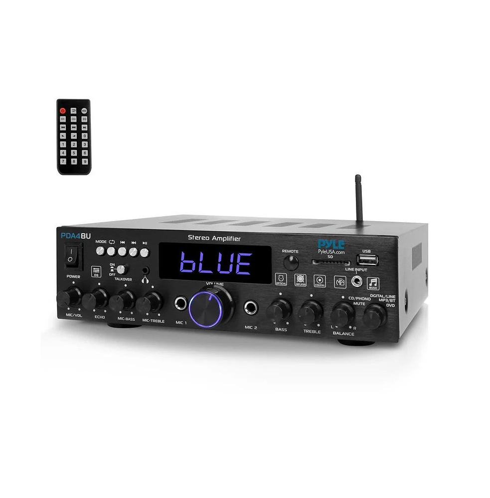 Pyle Bluetooth Stereo Amplifier Receiver