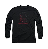 Mortal Kombat X Men's Bloody Seal Long Sleeve Adult Tee / T-Shirt