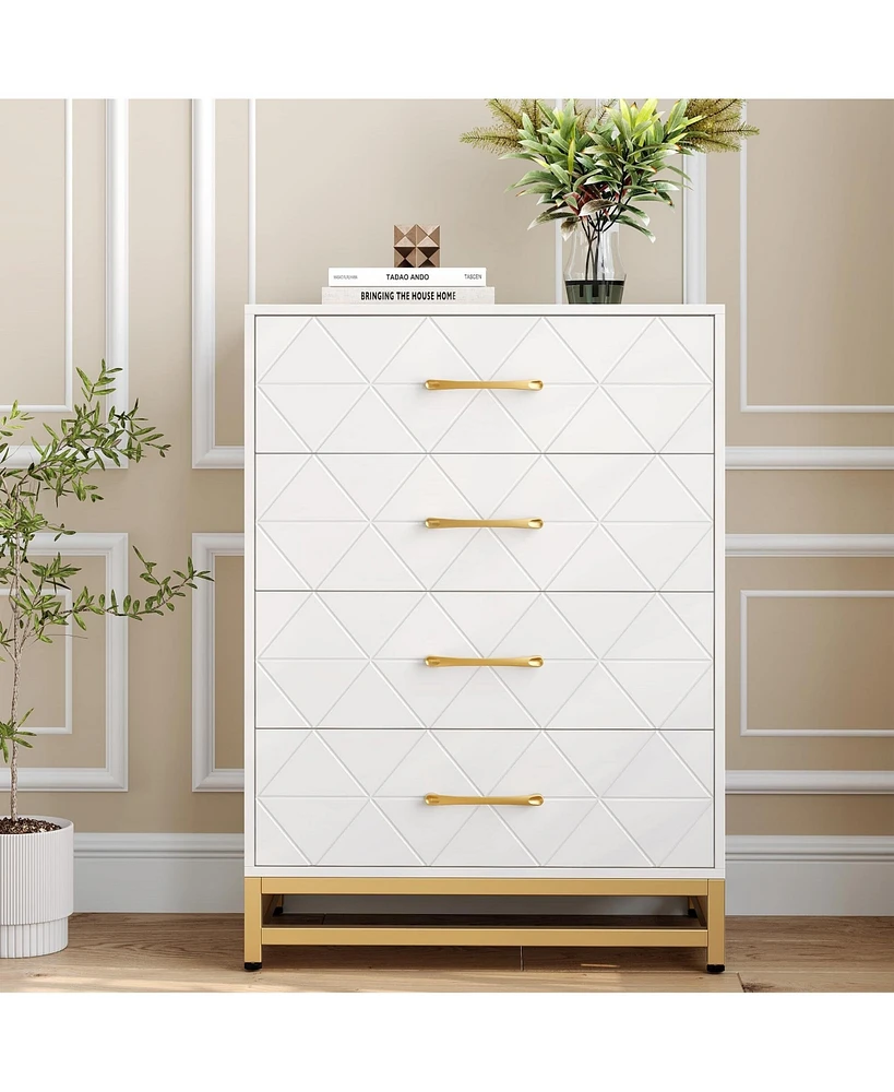 gaomon Dresser for Bedroom with 4 Drawer Dresser