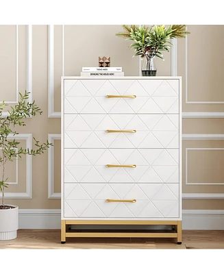 gaomon Dresser for Bedroom with 4 Drawer Dresser