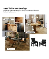 Hulala Home Marshall Modern Dining Chair with Solid Wood Legs