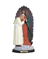 Fc Design "2-pc Set" 12"H John Paul Ii with Our Lady of Guadalupe Holy Figurine Statue Ornament Home Room Office Decor and Perfect Ideas for Housewarm