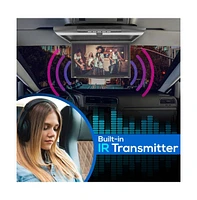 Pyle 15.6'' Roof Mount Monitor with 1080p Support, Hdmi, Usb, Micro Sd, Fm Transmitter