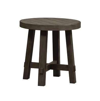 Liberty Furniture Splay Leg Round End Table