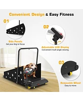 Redliro Dog Treadmill, Indoor Pet Fitness Machine for Small & Medium Dogs, 265LB Capacity, Lcd Display & Remote