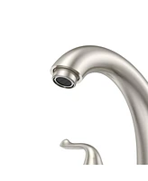 Lovmor 2-Handles Widespread Bathroom Faucet with Pop-Up Drain and Water Supply Lines