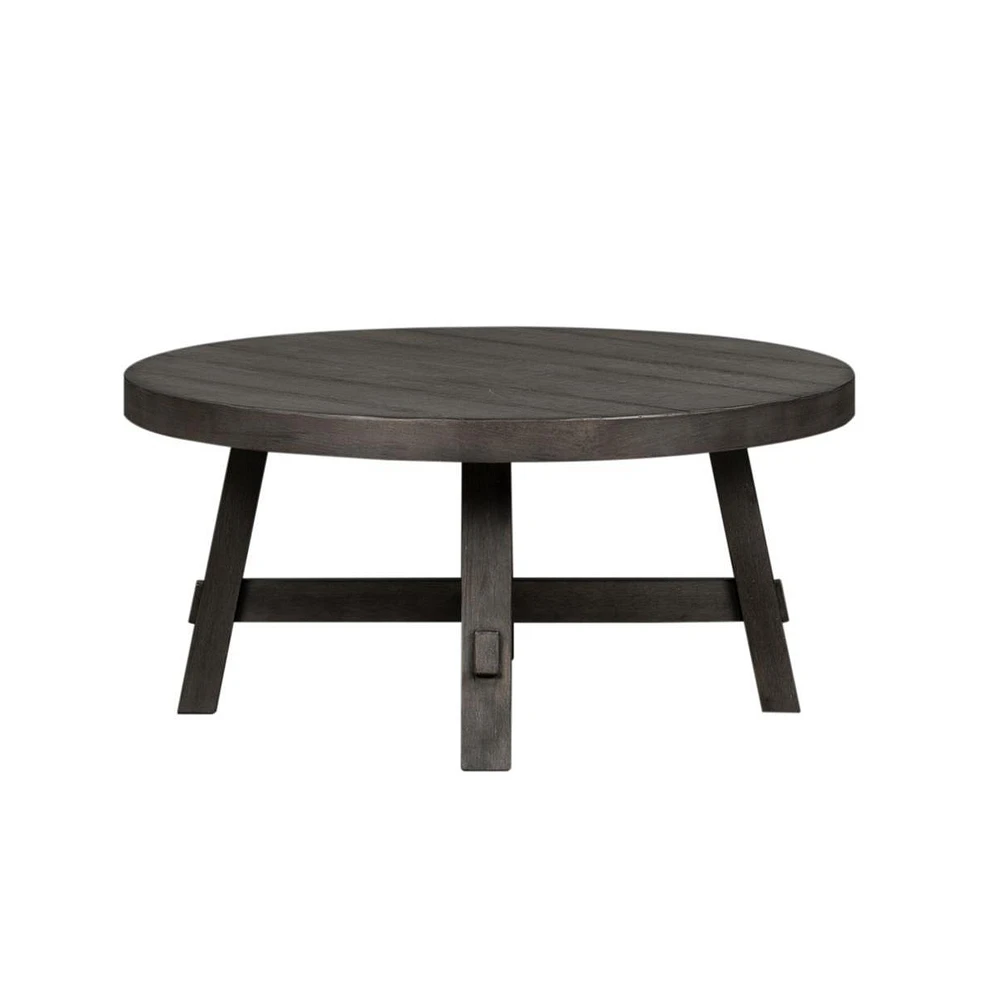 Liberty Furniture Splay Leg Round Cocktail Table