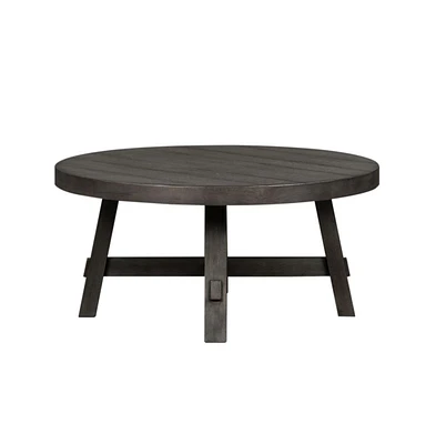 Liberty Furniture Splay Leg Round Cocktail Table