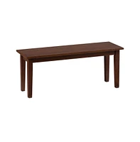 Jofran Simplicity Solid Wood 48" Classic Bench