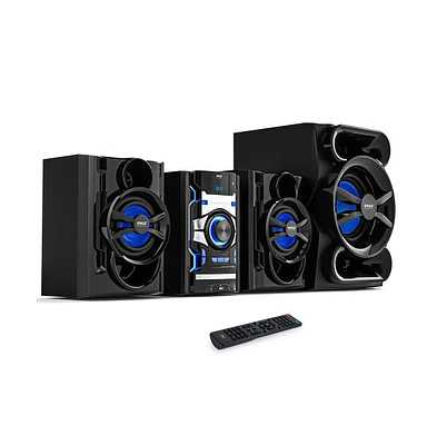 Pyle 5.25” 2-Way Bluetooth Wireless Speaker System - Waterproof, 500W Max Power, 1/2” Tweeter, Compact Design