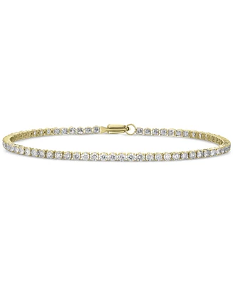 Diamond Skinny Tennis Bracelet (3 ct. t.w.) in 14k White or Yellow Gold